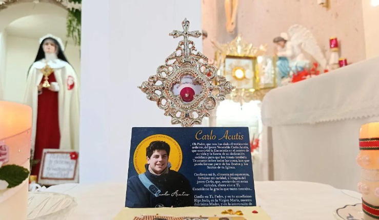 Reliquia de San Carlo Acutis llega al Templo Guadalupano
de Hermosillo, el primer santo millennial