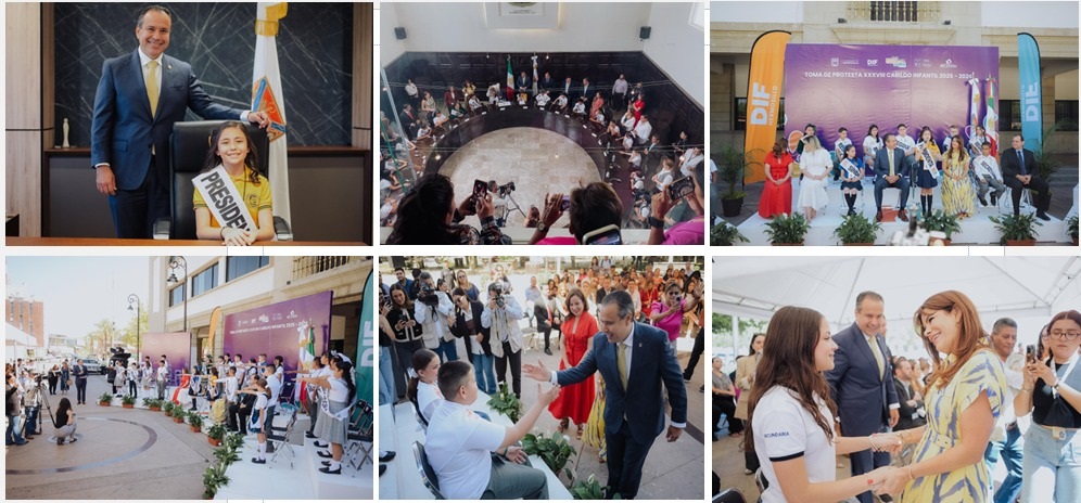 Se compromete Toño Astiazarán a escuchar y atender a
niñas y niños del nuevo Cabildo Infantil de Hermosillo